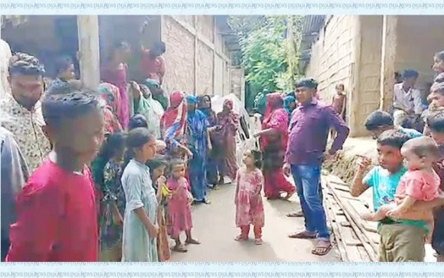 ছবি: নিহত সাইদুর রহমান বাড়ি।