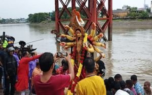সিলেটে শান্তিপূর্ণভাবে শারদীয় দুর্গাপূজা সম্পন্ন