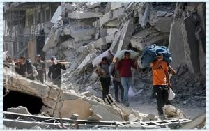 গাজায় ফিরছেন বাস্তুচ্যুত ফিলিস্তিনিরা,পুনর্গঠন ও পুনর্বাসন প্রক্রিয়া শেষ হতে কয়েক প্রজন্ম সময় লাগবে