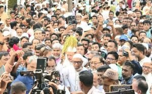 মানুষের ঢল : সিলেট-১ এ আরিফুল হক চৌধুরীর প্রচারণা শুরু