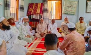 হরিপুর মাদ্রাসায় আলেম-ওলামাদের সঙ্গে মতবিনিময় করলেন আরিফুল হক চৌধুরী