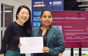 মালয়েশিয়া সিলেটি গবেষক বৃষ্টি খাতুনের পিএইচডি স্কলার অ্যাওয়ার্ড অর্জন