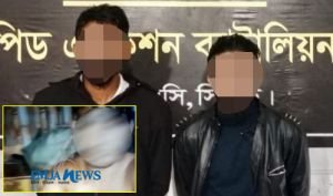 সিলেটে অ প হ র ণে র পর বি ব স্ত্র করে টাকা আদায় : আ ট ক ২