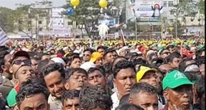 রওয়ানা দিয়েছেন তারেক রহমান : লোকে লোকারণ্য আলিয়া মাঠ