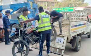 সিলেটে ৩২ মোটরসাইকেলসহ আ/ট/ক ৭৬টি গাড়ি