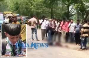 দক্ষিণ সুরমায় স্কুল থেকে ফেরার পথে বাবার মৃ/ত্যু: বাকরুদ্ধ ছেলে