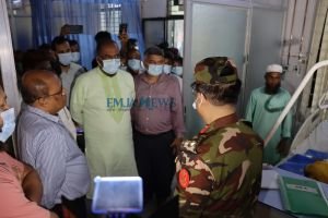 হামের চিকিৎসা কার্যক্রম পরিদর্শন করলেন সিসিক প্রশাসক কাইয়ুম চৌধুরী