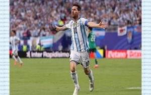 চ্যাম্পিয়ন আর্জেন্টিনার ইতিহাস পাল্টানোর পথে মেসি