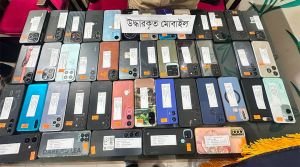 সিলেটে প্রায় অর্ধশত মোবাইল উদ্ধার করলো পুলিশ