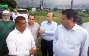 সিলেটে স্মার্ট সিটি গড়ার উদ্যোগ, তামাবিল বাইপাসে সম্ভাব্য স্থান পরিদর্শন