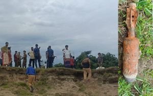 গোয়াইনঘাটে পরিত্যক্ত মর্টারশেলটি ধ্বংস করলো সেনাবাহিনী