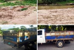 শহরতলীর ছড়া থেকে চলছে অবৈধ বালু উত্তোলন