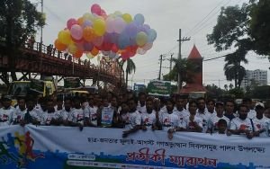 সিলেটে প্রতীকী ম্যারাথন অনুষ্ঠিত