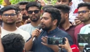 এনসিপি'র নাহিদ ইসলামসহ কেন্দ্রীয় নেতাদের শাবিপ্রবিতে উষ্ণ অভ্যর্থনা