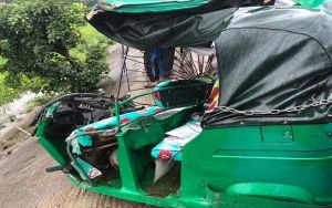 সুনামগঞ্জের বাহাদুরপুরে বাস- সিএনজি মুখোমুখি সংঘর্ষে ২ জন নিহত