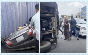 প্রাইভেটকারের ওপর কাভার্ডভ্যান, নিহত ৪